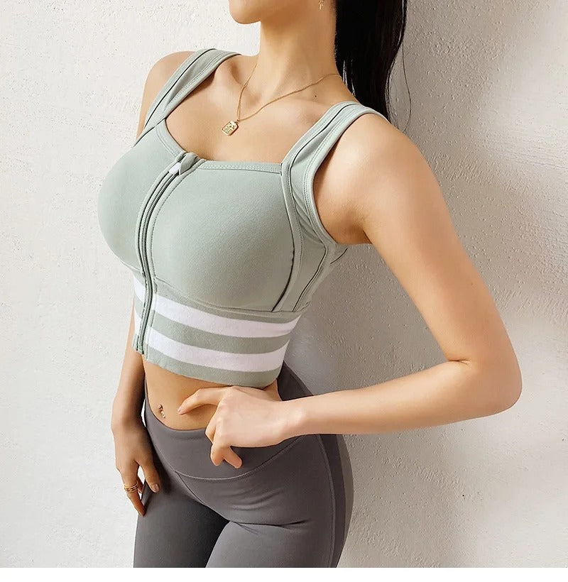 Sports Bra Women Underwear Push Up Yoga Crop Top Bras Solid Athletic Vest Gym Fitness Shirt Sportswear