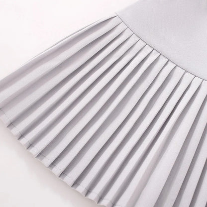 Summer Kids Tennis Skirt Trendy Girls' Ruffled Pleated Skirt Cute Baby Girl Aesthetic Outfit Children Casual School Style Skort