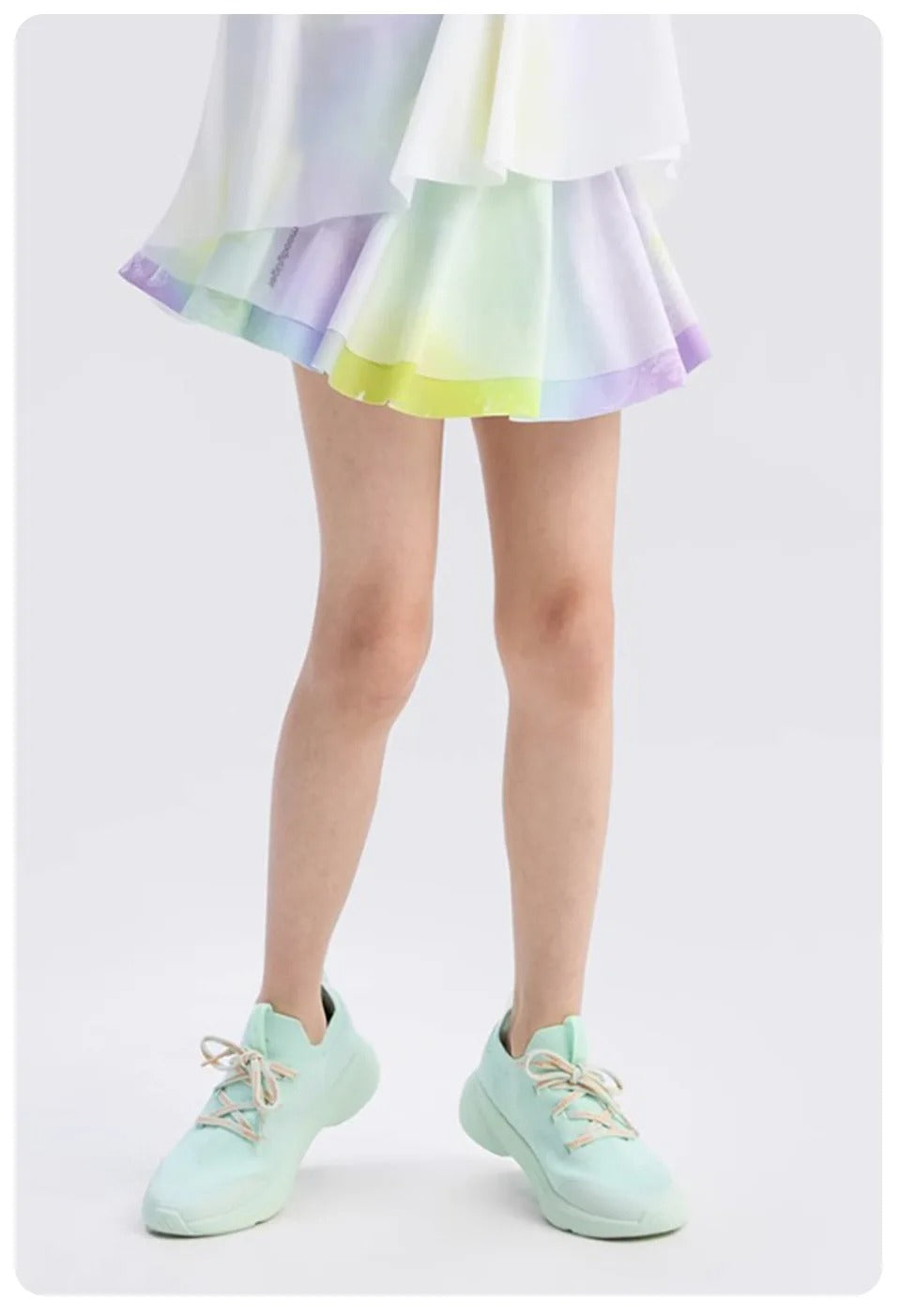 Pleated Skirts Girls Lightweight Tennis Skirt Kids Breathable Golf Skort Athletic Dance Running School Sport Skirts with Shorts