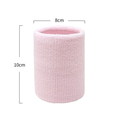 High quality cotton elastic thick wristband, for gymnastics grip exercise, is a basketball and tennis wrist guard [two pieces]