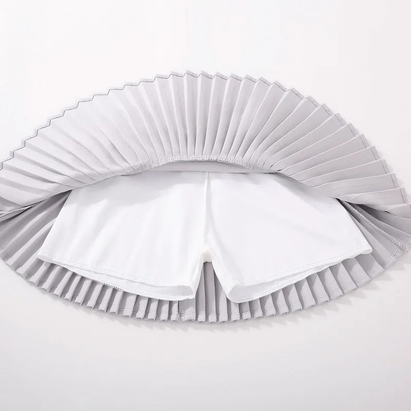 Summer Kids Tennis Skirt Trendy Girls' Ruffled Pleated Skirt Cute Baby Girl Aesthetic Outfit Children Casual School Style Skort