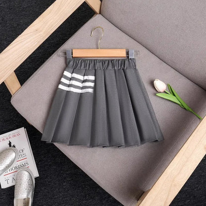 Pleated Skirt For Kids Girl Summer & Spring High Waist Girls Skirts Cute School Uniform Toddler Casual Short Skirt