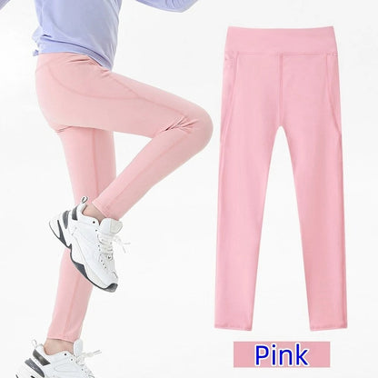 Girls Sports Leggings Kids Legging Dance Workout Running Pants Children Sportswear Active Tights Clothing