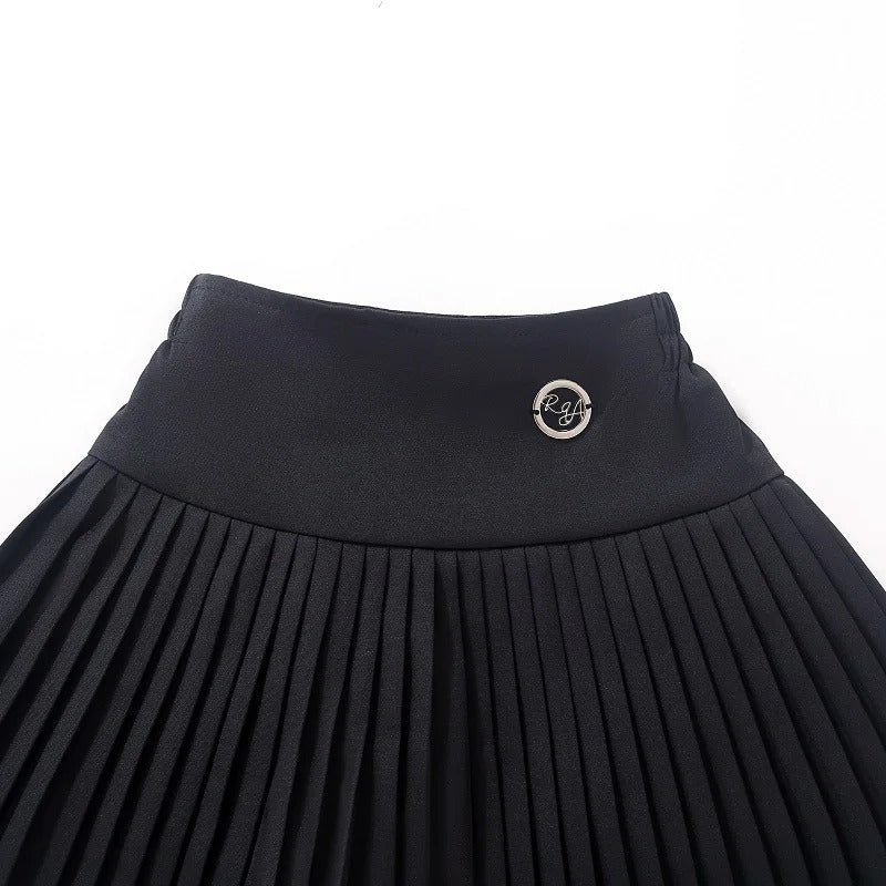 Summer Kids Tennis Skirt Trendy Girls' Ruffled Pleated Skirt Cute Baby Girl Aesthetic Outfit Children Casual School Style Skort