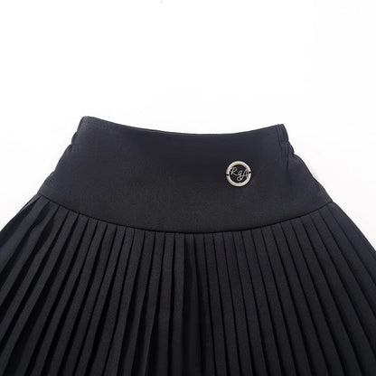 Summer Kids Tennis Skirt Trendy Girls' Ruffled Pleated Skirt Cute Baby Girl Aesthetic Outfit Children Casual School Style Skort