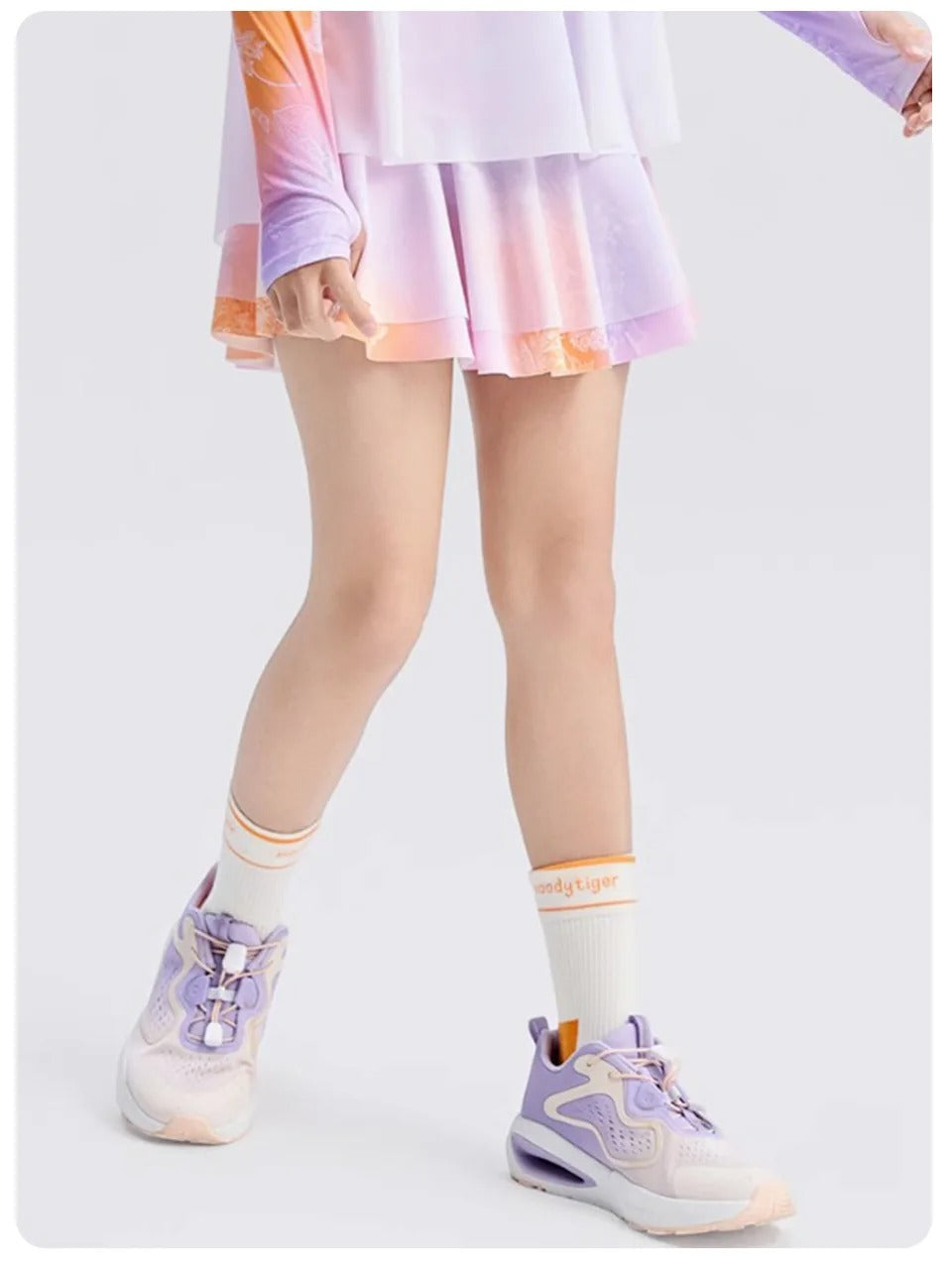 Pleated Skirts Girls Lightweight Tennis Skirt Kids Breathable Golf Skort Athletic Dance Running School Sport Skirts with Shorts