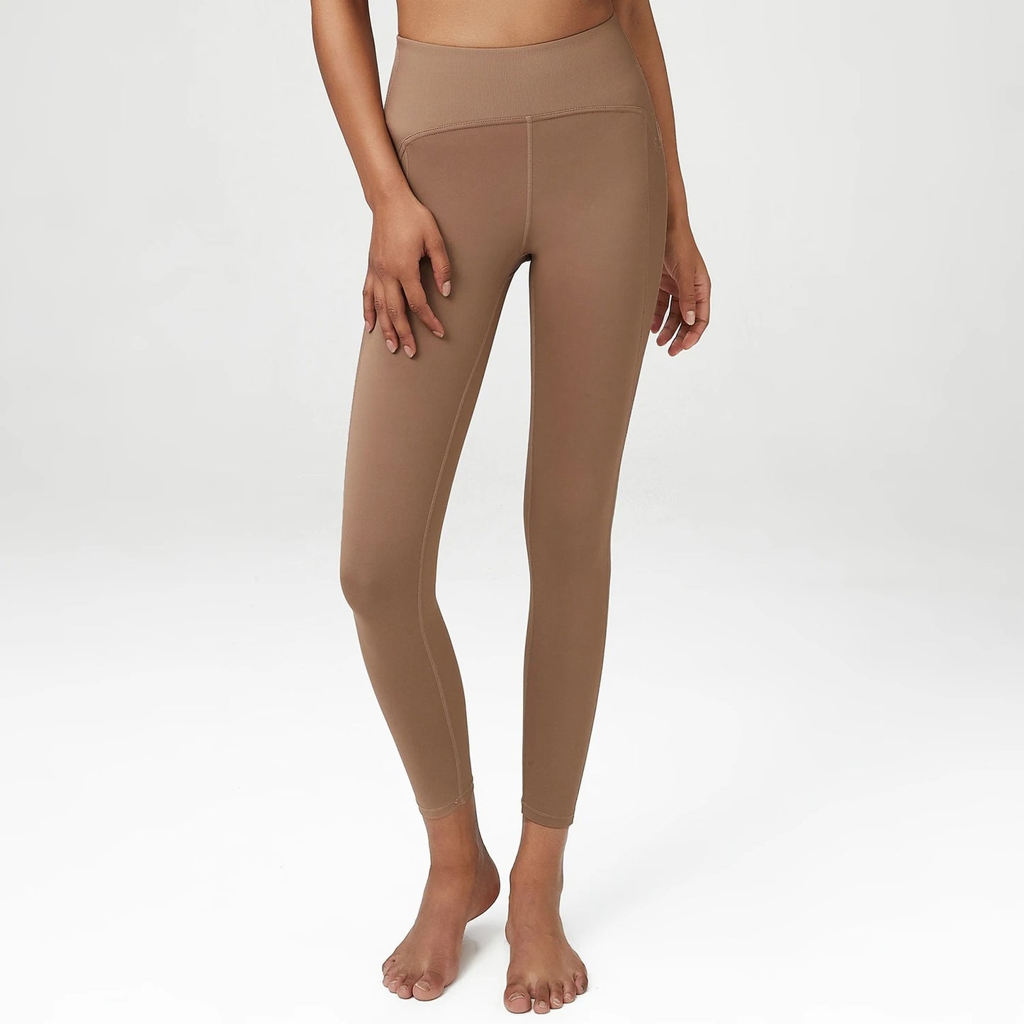 Rib Sporty Leggings High Waist Yoga Leggins Fitness Pants Activewear Butt Lifting Tights Tummy Control Workout  Gym Clothing