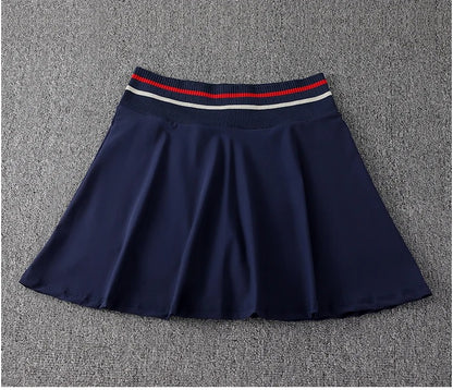 Tennis skirt for women professional fitness sport running shorts; quick-drying yoga outfit for badminton outfit summer