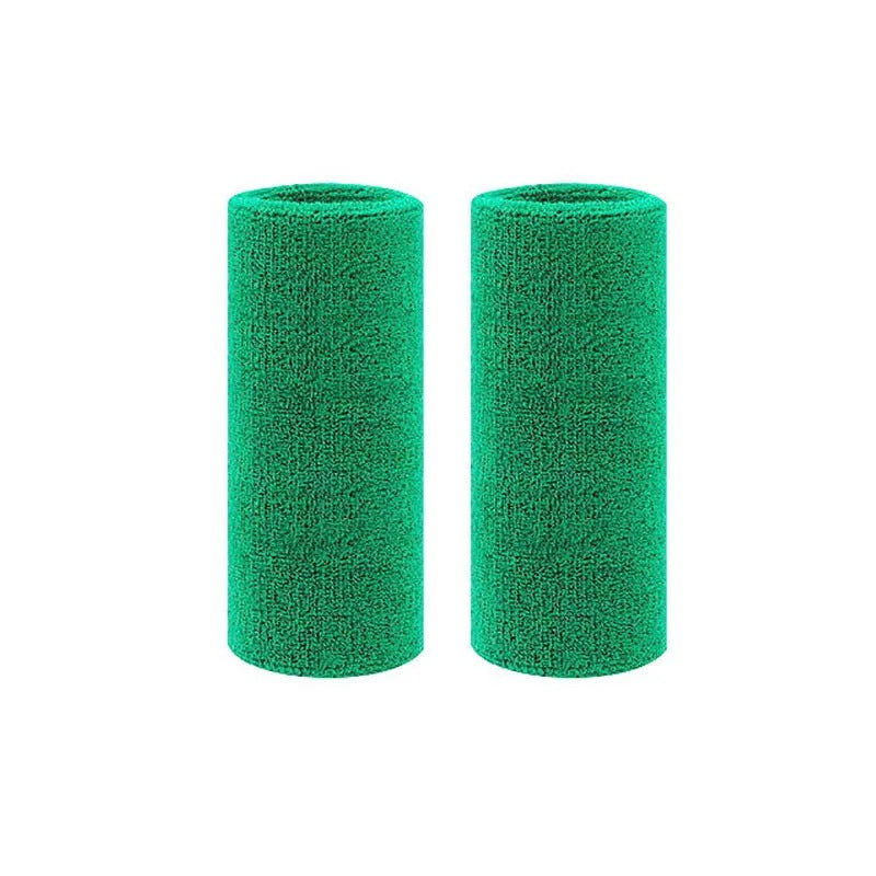 2 Pcs Towel Sports Wristbands Tennis Sweat Bands Wrist Guard For Basketball Volleyball Fitness Sweatbands Wrist Wrap Cuff