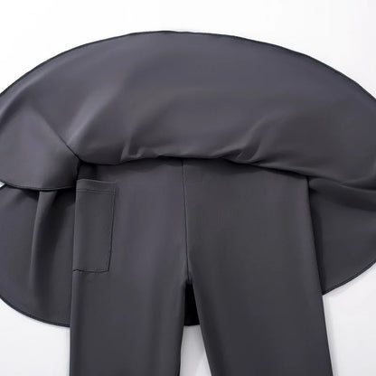 Girls Fake Two-Piece Workout Pants Quick Dry Tennis/Yoga Leggings Running & Badminton Pants For Dance&Gym Teenage Girl Clothing