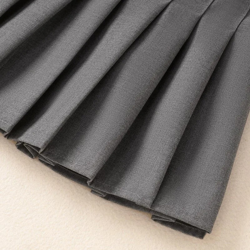 Pleated Skirt For Kids Girl Summer & Spring High Waist Girls Skirts Cute School Uniform Toddler Casual Short Skirt