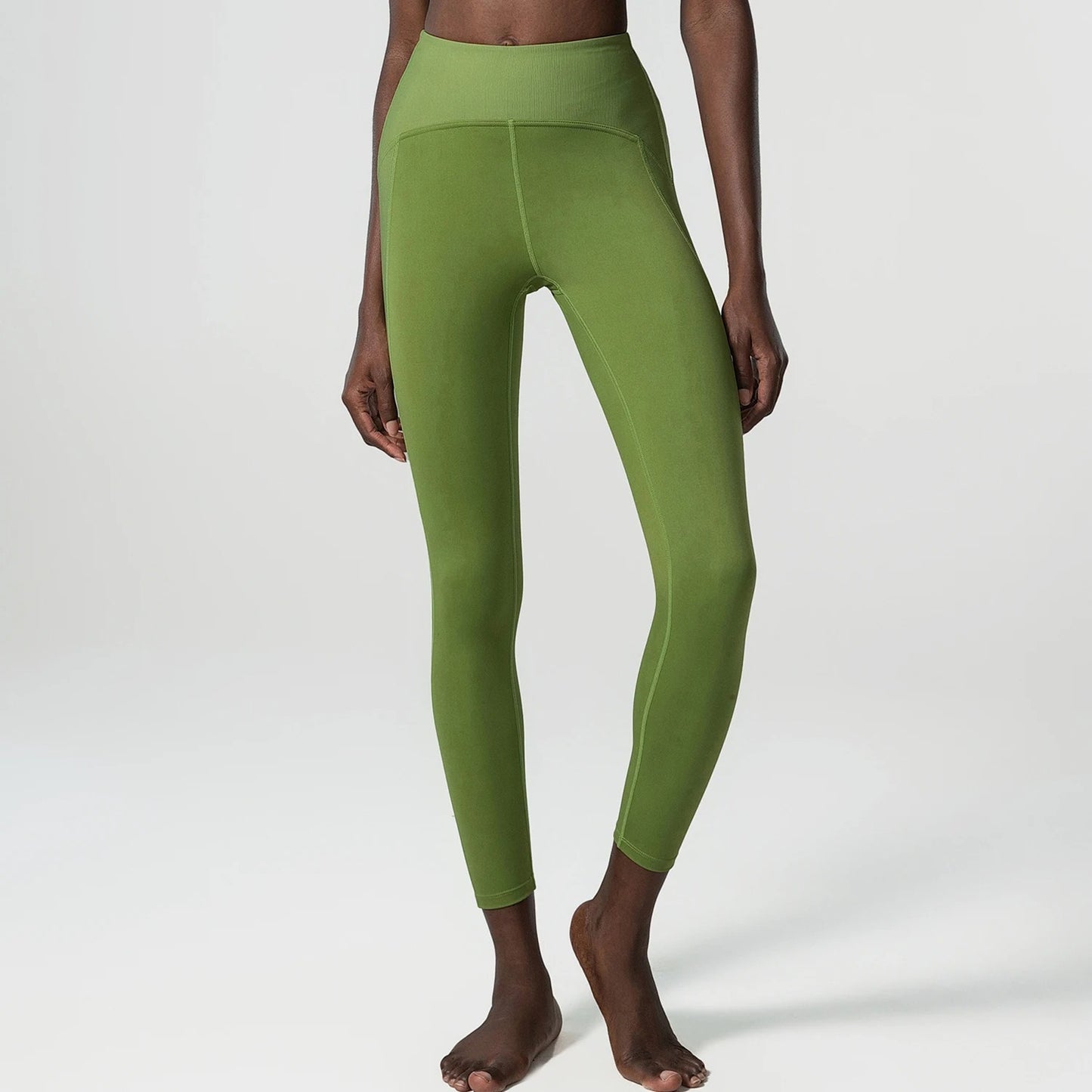 Rib Sporty Leggings High Waist Yoga Leggins Fitness Pants Activewear Butt Lifting Tights Tummy Control Workout  Gym Clothing