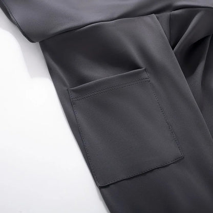 Girls Fake Two-Piece Workout Pants Quick Dry Tennis/Yoga Leggings Running & Badminton Pants For Dance&Gym Teenage Girl Clothing