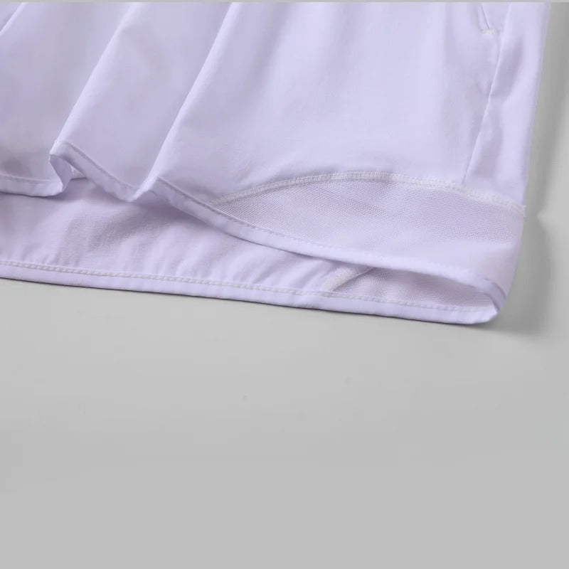 Women High Waist Running Shorts With Pockets Elastic Gym Shorts Tenis Training Yoga Short-Pants Quick-dry Sporty Leisure Wear