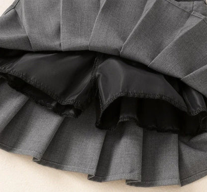 Pleated Skirt For Kids Girl Summer & Spring High Waist Girls Skirts Cute School Uniform Toddler Casual Short Skirt