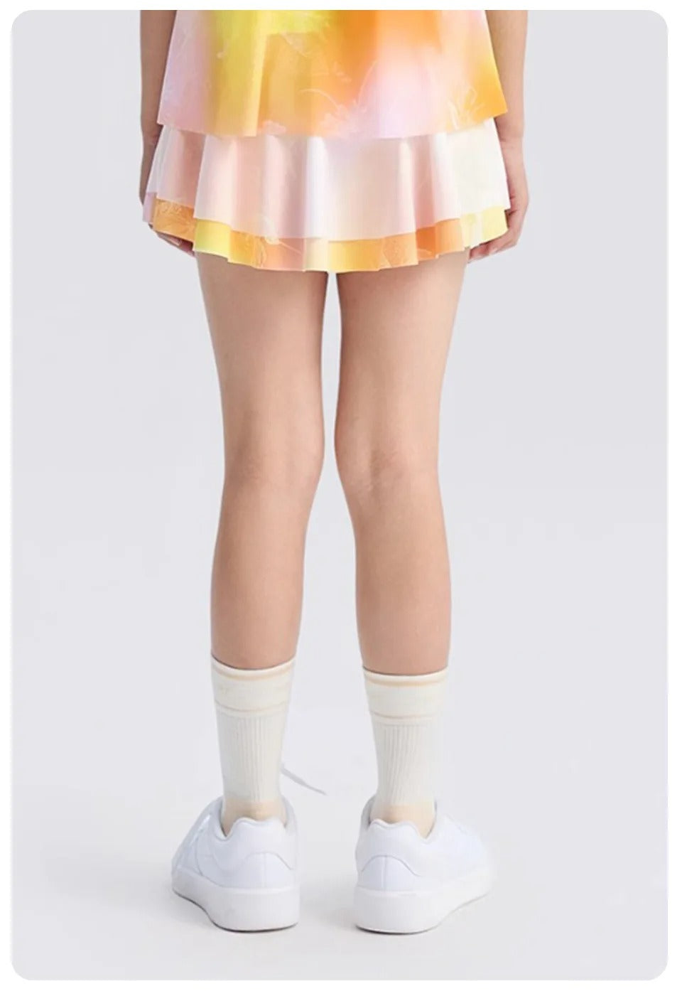 Pleated Skirts Girls Lightweight Tennis Skirt Kids Breathable Golf Skort Athletic Dance Running School Sport Skirts with Shorts