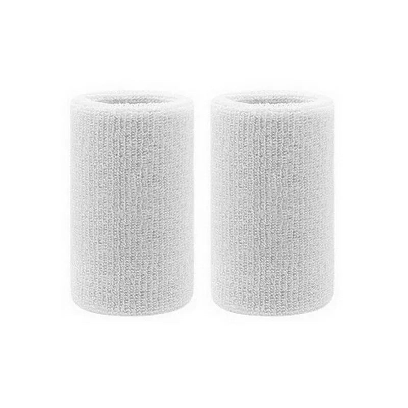 2 Pcs Towel Sports Wristbands Tennis Sweat Bands Wrist Guard For Basketball Volleyball Fitness Sweatbands Wrist Wrap Cuff