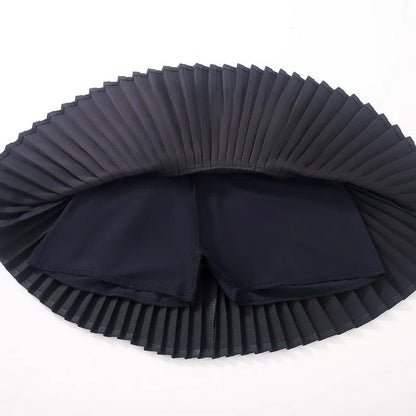 Summer Kids Tennis Skirt Trendy Girls' Ruffled Pleated Skirt Cute Baby Girl Aesthetic Outfit Children Casual School Style Skort