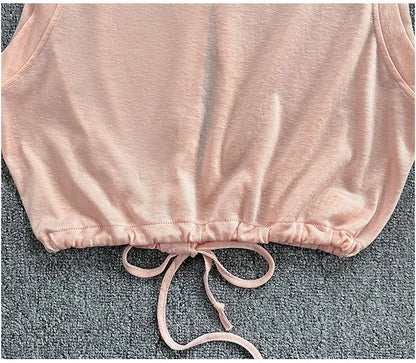 Women's summer yoga wear, breathable, loose, high-end sports vest, thin quick-drying running sleeveless fitness suit