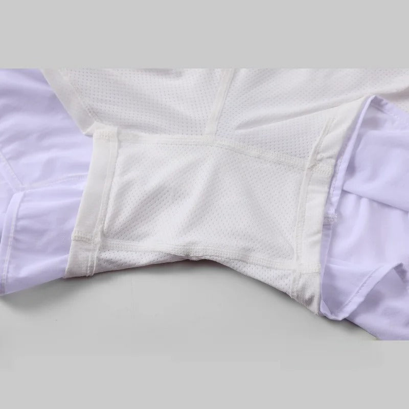 Women's Athletic Shorts High Waist Running Shorts Mesh Liner 3'' Dolphin Sporty Summer Pants Gym Workout Short With Zip Pocket