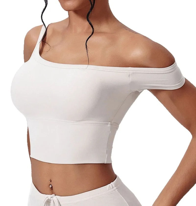 Shirt for Women Blouse Sports Gym Crop Top Sexy Ladies Fitness Exercise T-Shirt Winter Workout Sportswear