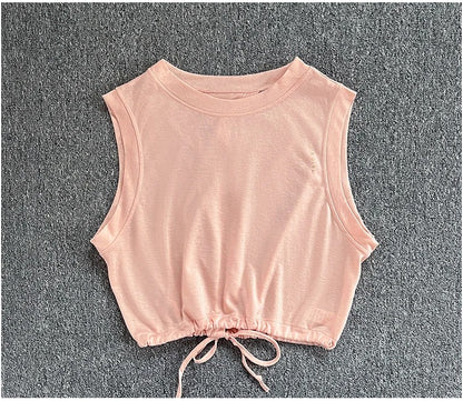 Women's summer yoga wear, breathable, loose, high-end sports vest, thin quick-drying running sleeveless fitness suit