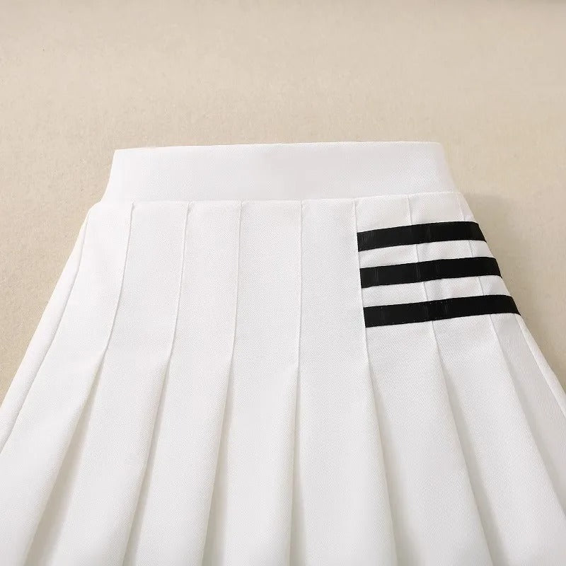 New Pleated Skirt For Kids Girl Summer & Spring High Waist Girls Skirts Cute School Uniform JK Style Toddler Casual Short Skirt