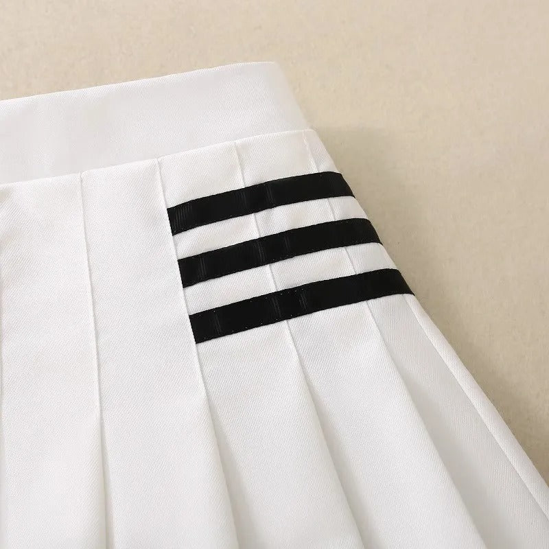 New Pleated Skirt For Kids Girl Summer & Spring High Waist Girls Skirts Cute School Uniform JK Style Toddler Casual Short Skirt