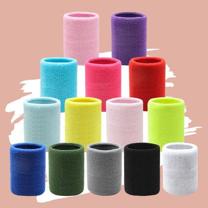 High quality cotton elastic thick wristband, for gymnastics grip exercise, is a basketball and tennis wrist guard [two pieces]
