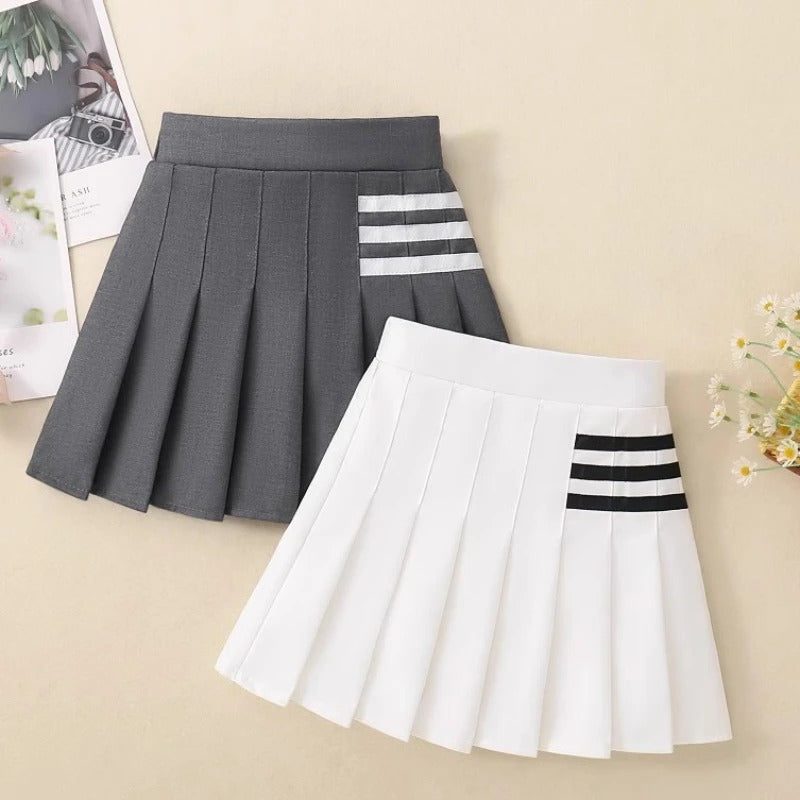 Pleated Skirt For Kids Girl Summer & Spring High Waist Girls Skirts Cute School Uniform Toddler Casual Short Skirt
