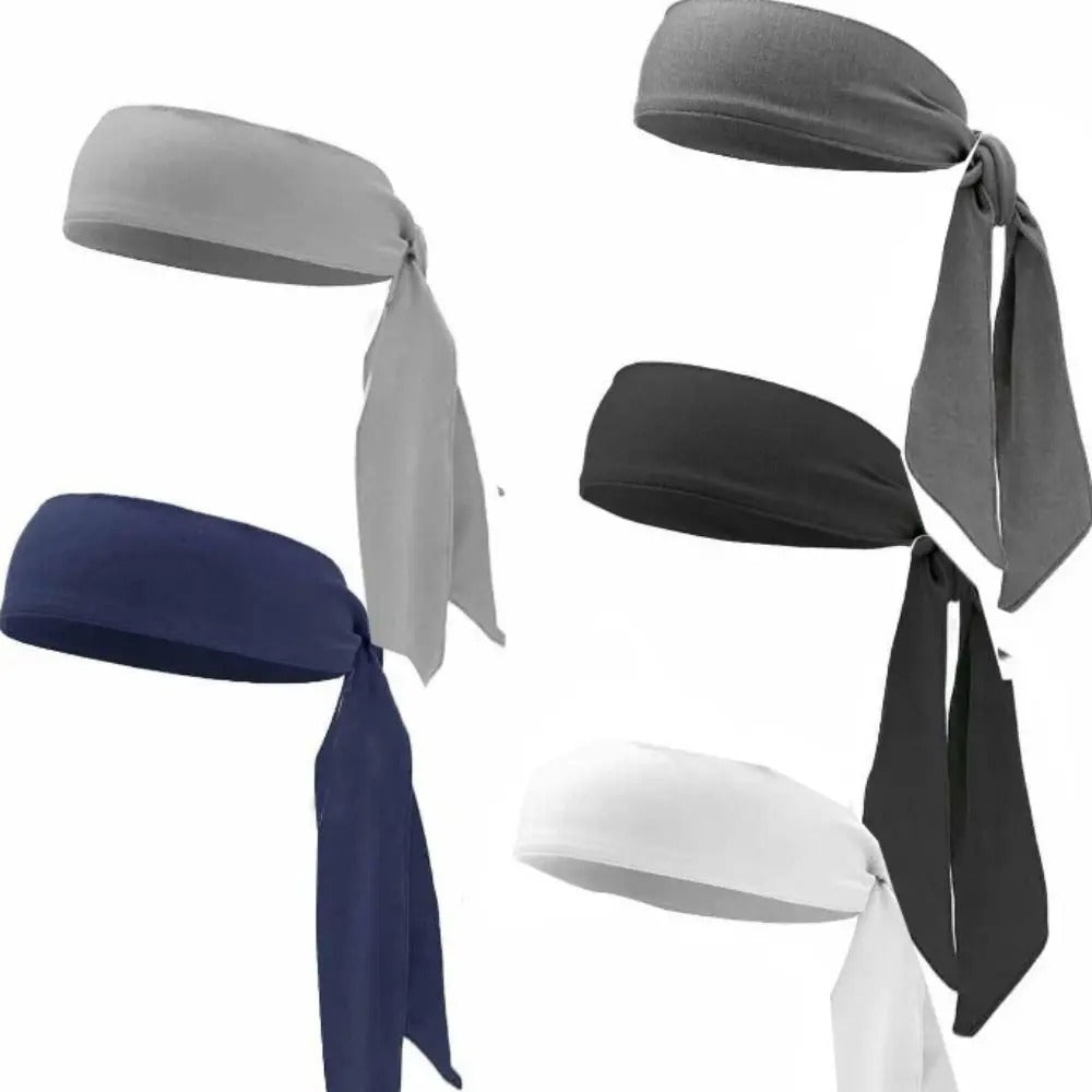 Anti-sweat Antiperspirant Headscarf Breathable Quick Drying Tennis Headband Stretch Elastic Pirate Headband Running Yoga