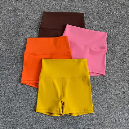 Three-quarter summer pants high-waisted yoga pants for women slimming and lifting fitness pants for running pilates sports short