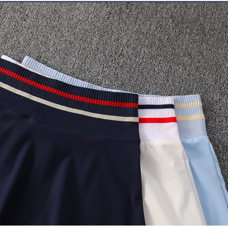 Tennis skirt for women professional fitness sport running shorts; quick-drying yoga outfit for badminton outfit summer