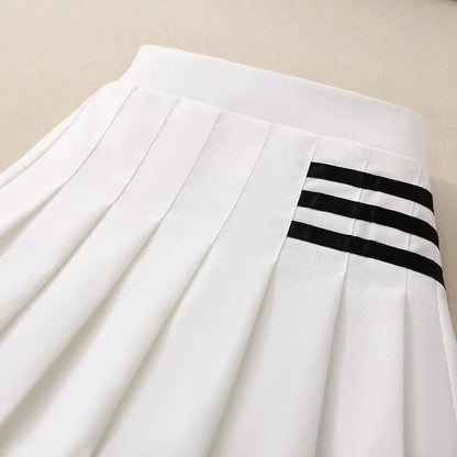 New Pleated Skirt For Kids Girl Summer & Spring High Waist Girls Skirts Cute School Uniform JK Style Toddler Casual Short Skirt