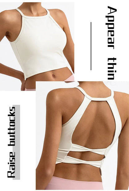 Sports Bra Fitness Underwear Women Push Up Yoga Crop Top Bras Camis Energy Running Vest Gym Pilates Shirt