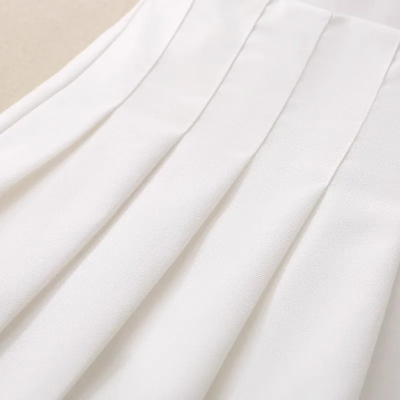 New Pleated Skirt For Kids Girl Summer & Spring High Waist Girls Skirts Cute School Uniform JK Style Toddler Casual Short Skirt