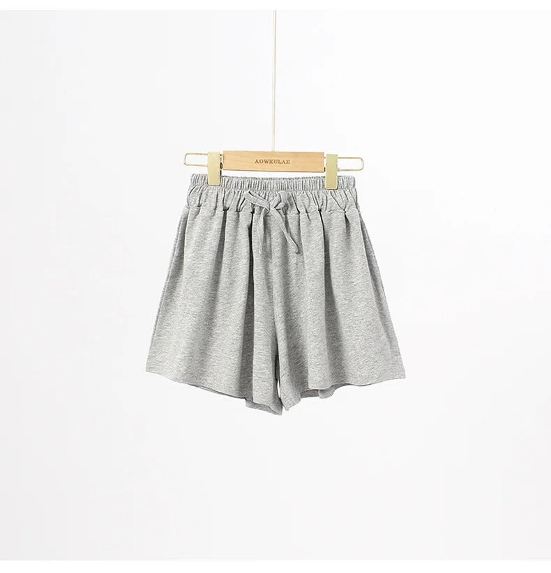 Summer Kids Leisure Shorts Fashionable Korean Style Girls Bow Shorts Children Capris Solid Casual Pants Breath Sports Trousers