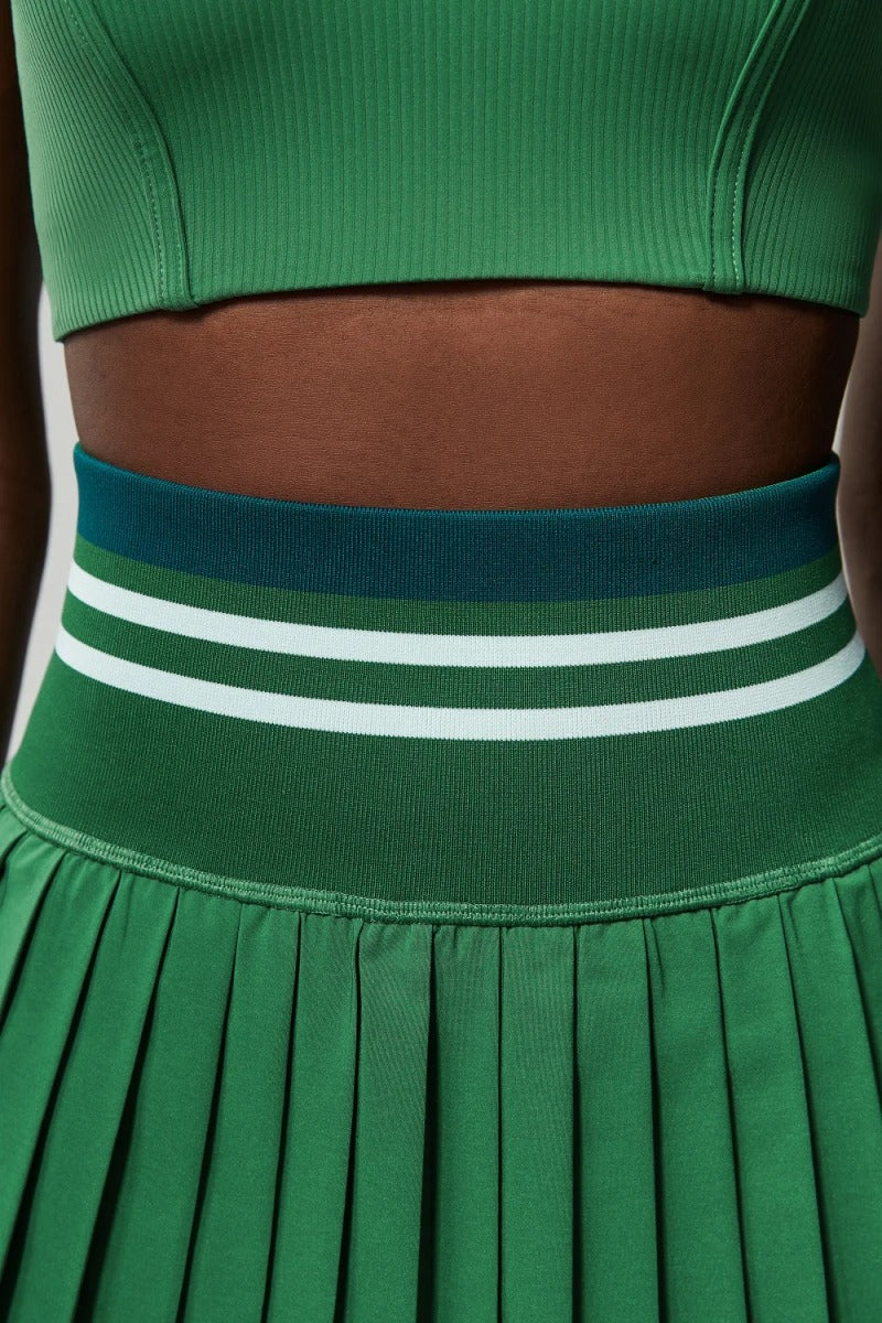 Women High Waist Double Layer Pleated Skirt Sports Golf Tennis Skirts Pockets Gym Fitness Running Yoga Athletic Workout Skort