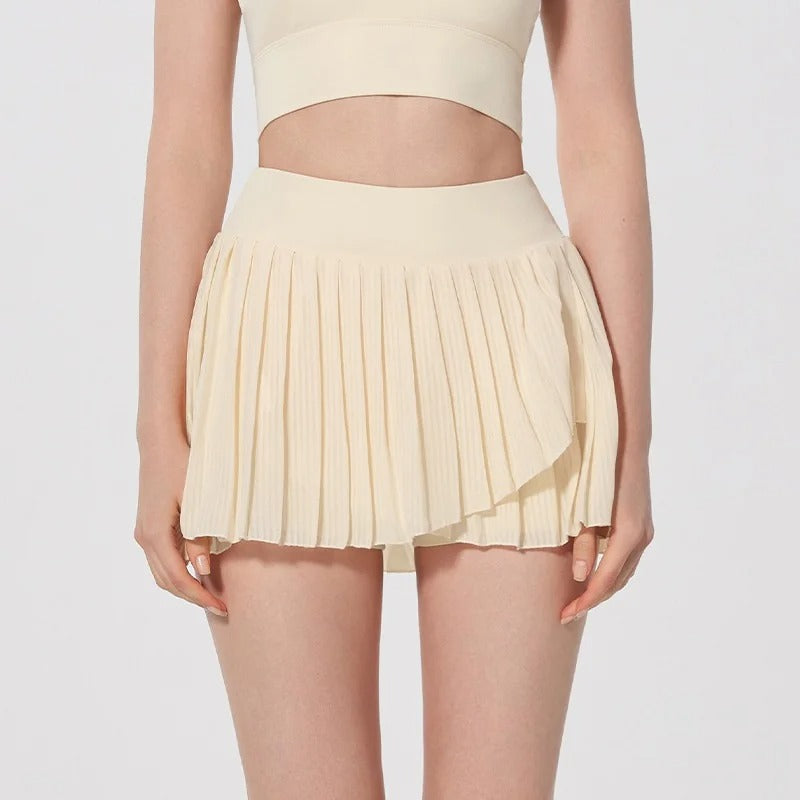 Sports Skirt Outdoor Golf Tennis Skirts Women Gym Workout Fitness Shorts High Waist Running Dancing Skort