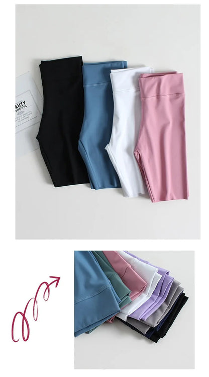 Youth Girls Shorts Summer Children Knee Length Sports Trousers Elastic Baby Leggings Bottoms Kids Yoga Pants Bike Short For Girl