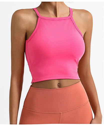 SEXY Girl Sports Bra Fitness Underwear Women Push Up Yoga Crop Top Bras Camis Energy Running Vest Gym Pilates Shirt