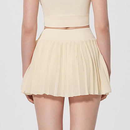 Sports Skirt Outdoor Golf Tennis Skirts Women Gym Workout Fitness Shorts High Waist Running Dancing Skort