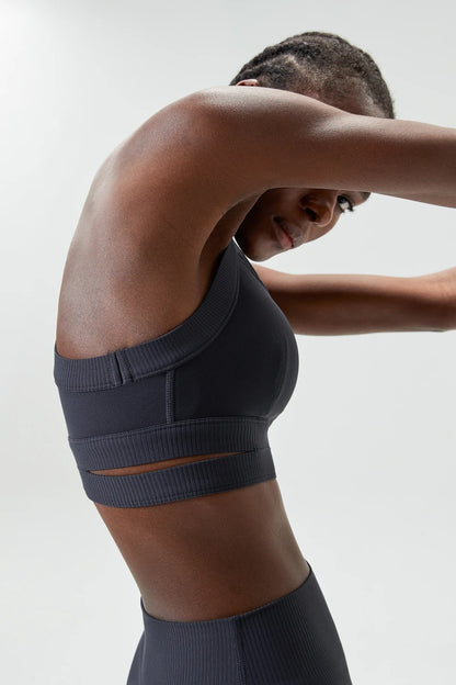 Women Sports Bra Adjustable Gym Push Up Bra Back Closure High Impact Workout Sport Top For Yoga Brassiere Sportswear