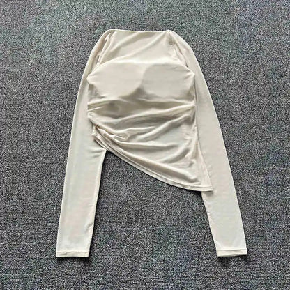 Fake two-piece yoga clothes for women, mesh fixed cup sports underwear, outer wear, running fitness tops with chest pads