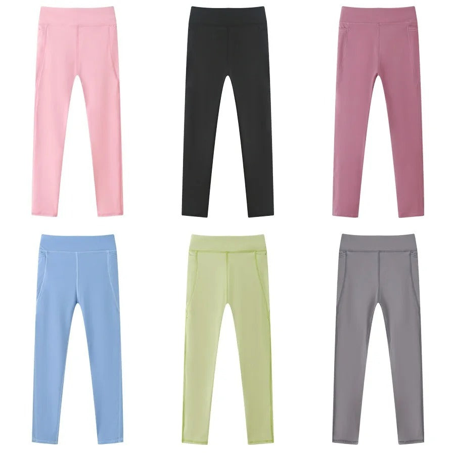 Girls Sports Leggings Kids Legging Dance Workout Running Pants Children Sportswear Active Tights Clothing