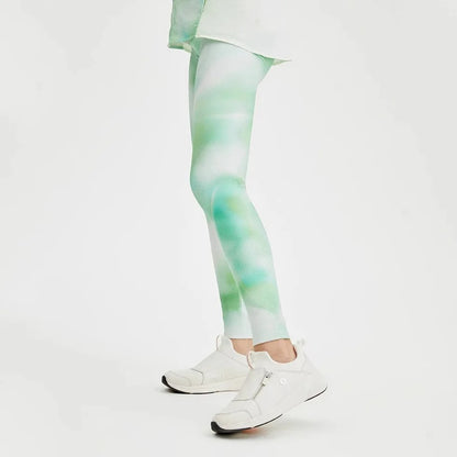 Latest Girls' Sportswear Yoga Pants Children Sports Leggings Elastic Quick-Dry Running Dancing Skating Training Tight Pants Kids