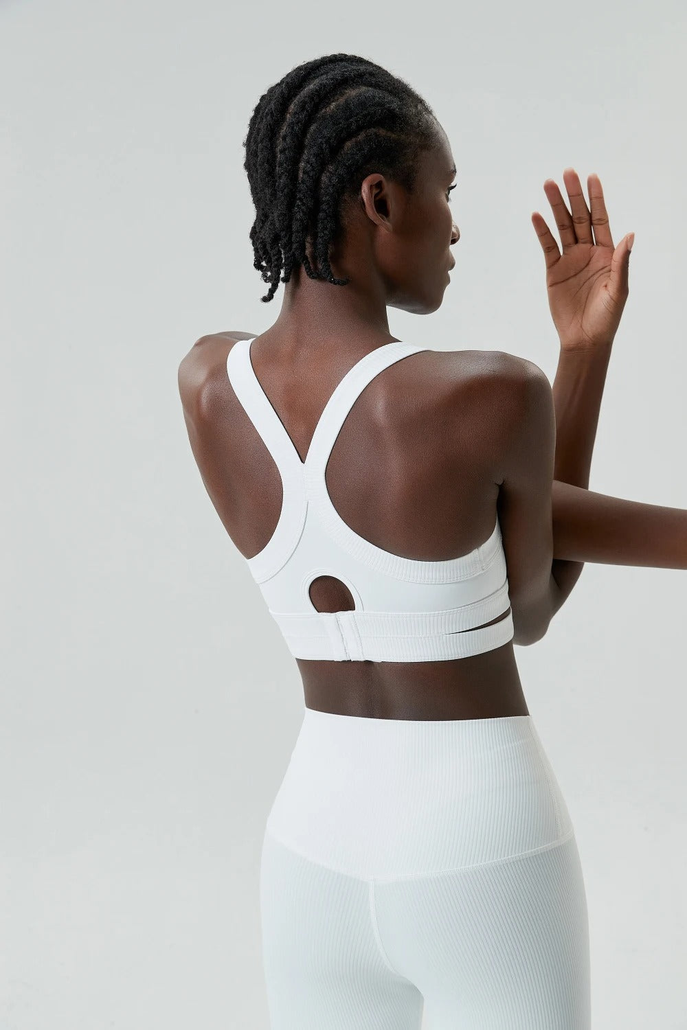 Women Sports Bra Adjustable Gym Push Up Bra Back Closure High Impact Workout Sport Top For Yoga Brassiere Sportswear