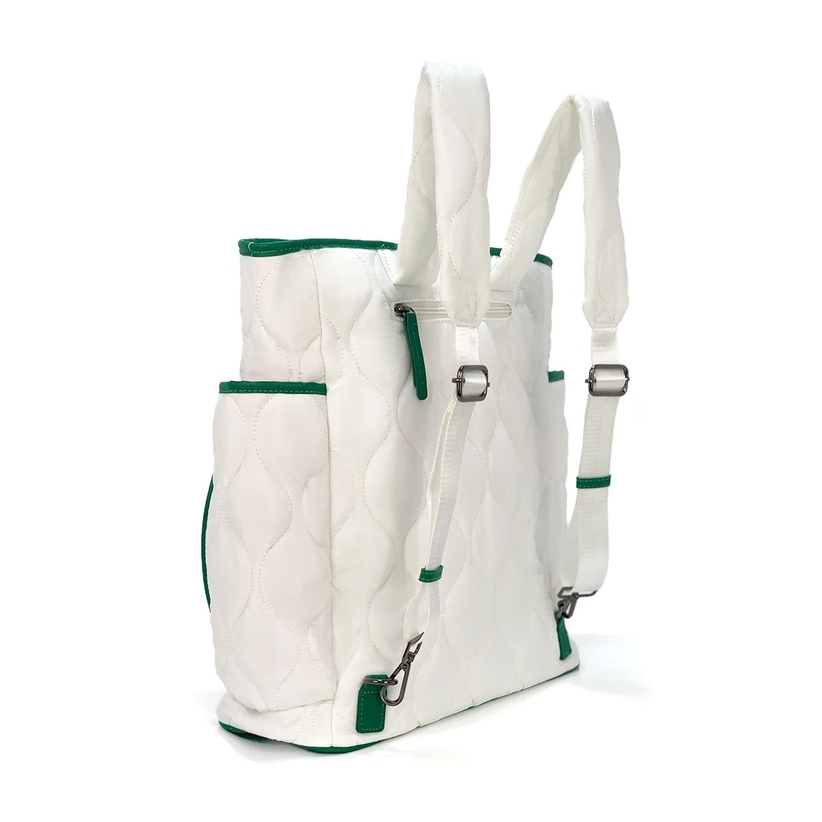 High quality women Large Capacity Zipper Tennis Racket Sling Sport Quilted Puffer Pickleball Bag Large Capacity Duffel Bag