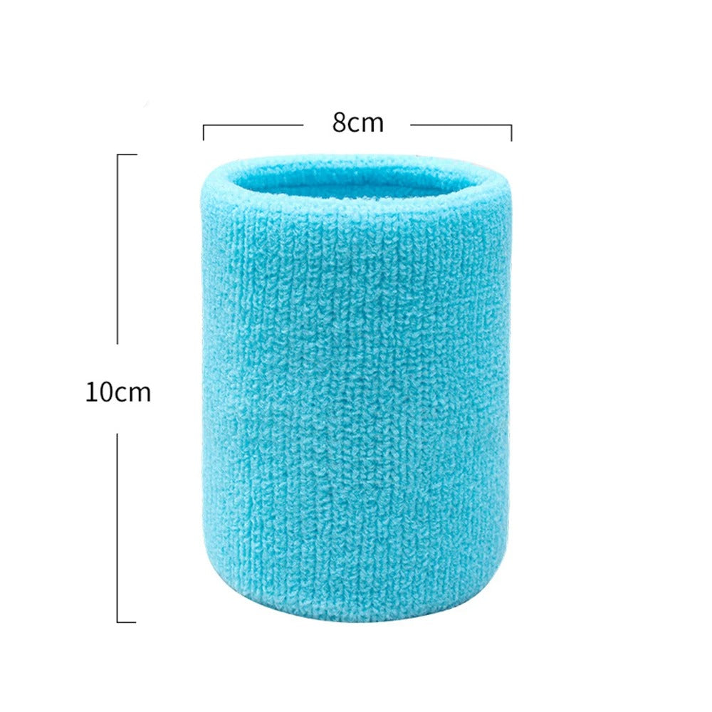 High quality cotton elastic thick wristband, for gymnastics grip exercise, is a basketball and tennis wrist guard [two pieces]