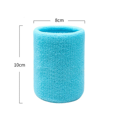 High quality cotton elastic thick wristband, for gymnastics grip exercise, is a basketball and tennis wrist guard [two pieces]